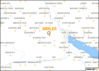 map of Wahlen