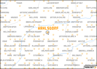 map of Wahlsdorf