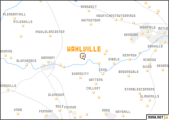 map of Wahlville