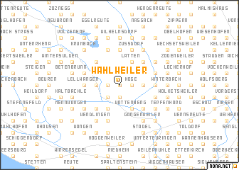 map of Wahlweiler