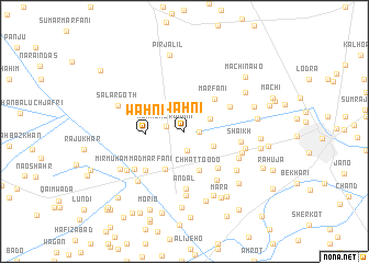map of Wāhni