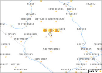 map of Wahnrod