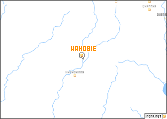 map of Wahobie