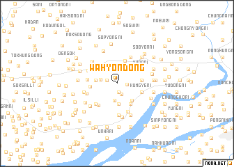 map of Wahyŏn-dong