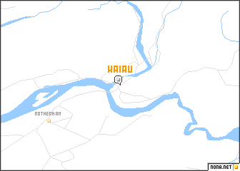 map of Waiau