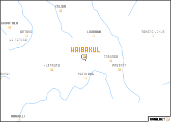 map of Waibakul