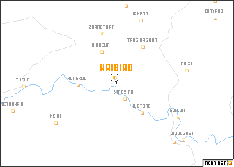 map of Waibiao