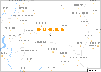 map of Waichangkeng