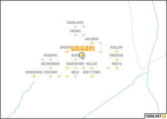map of Waidari