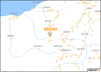 map of Waidau