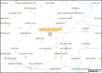 map of Waidendorf