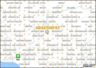 map of Waidenhofen