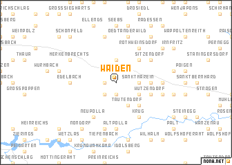 map of Waiden