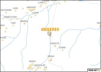 map of Waiderek