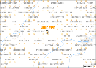 map of Waidern