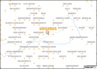 map of Waidhaus