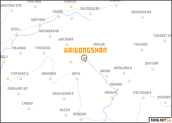 map of Waidongshan