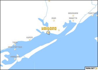 map of Waidoro