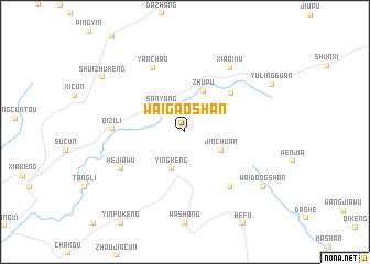 map of Waigaoshan