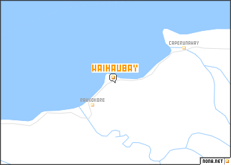 map of Waihau Bay