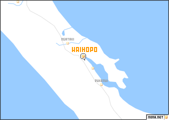 map of Waihopo