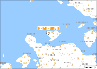 map of Waijiaomen