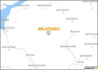 map of Waijinggou