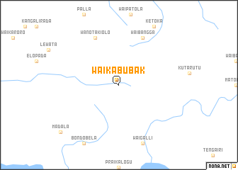 map of Waikabubak