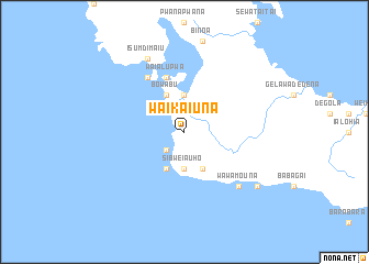 map of Waikaiuna