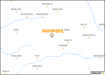 map of Waikaroro