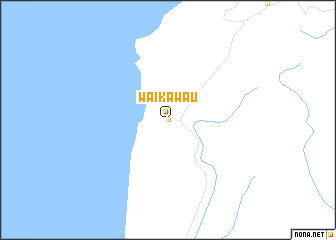 map of Waikawau