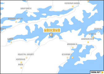 map of Waikawa