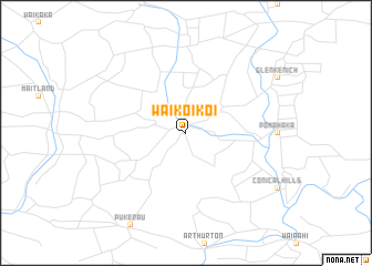 map of Waikoikoi