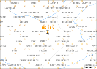 map of Wailly