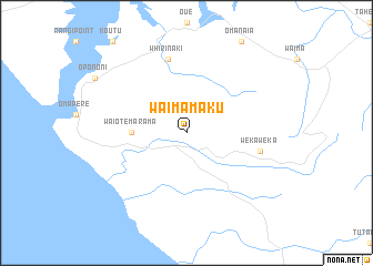 map of Waimamaku