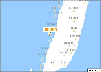 map of Waimar