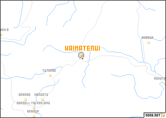 map of Waimatenui