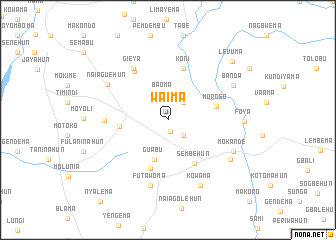 map of Waima