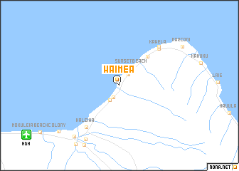 map of Waimea