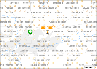 map of Wainage