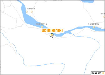 map of Wainihinihi