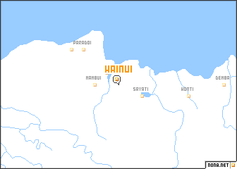map of Wainui