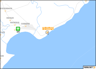 map of Wainui