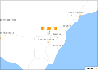 map of Waiohinu