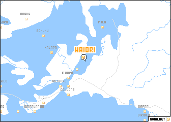 map of Waiori