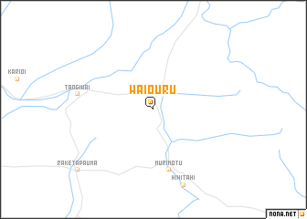 map of Waiouru