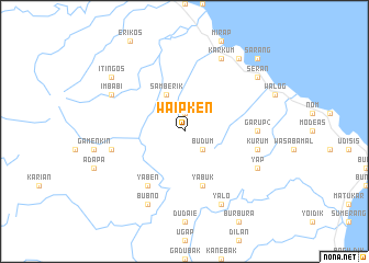 map of Waipken