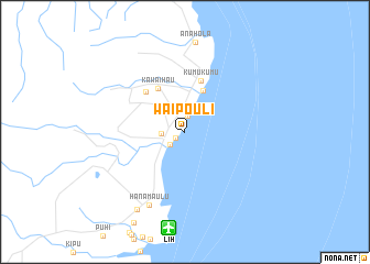 map of Waipouli