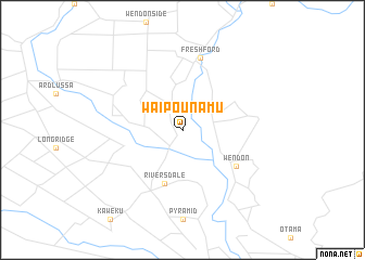map of Waipounamu
