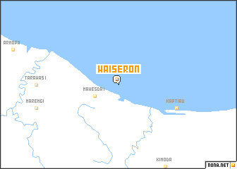 map of Waiseron
